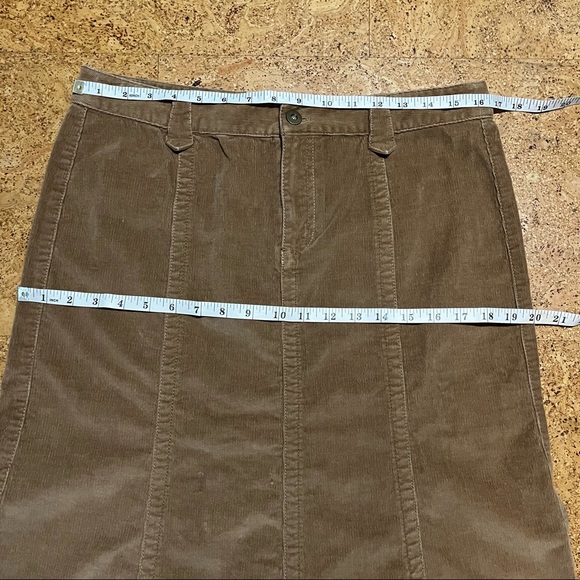 Eddie Bauer Pinwale Corduroy Skirt Sz 10 - Picture 9 of 13